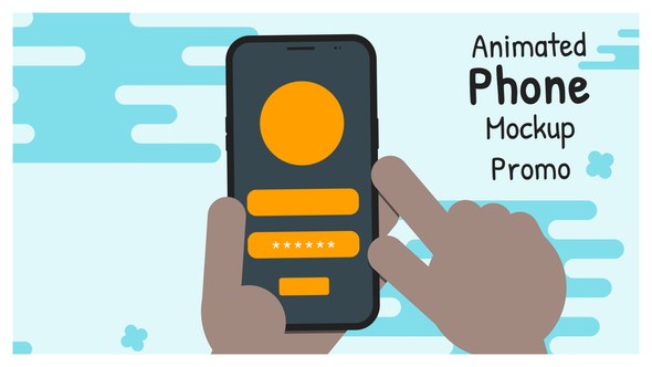 Videohive Animated Phone Mockup Promo Product Promo template preview