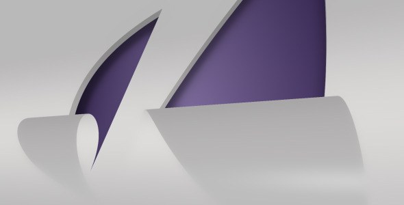 Peel It Logo Reveal Video Displays template preview