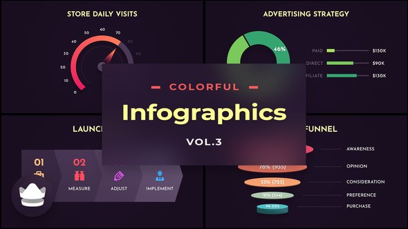 Videohive Colorful Infographics Vol.3 Infographics template preview