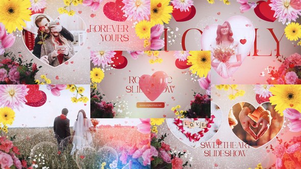 Videohive Romantic Slideshow 56399719 Video Displays template preview