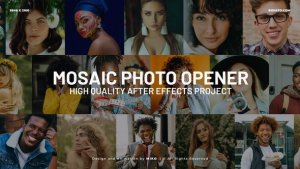Videohive Mosaic Logo Opener 50874482 Logo Stings template preview