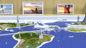 Videohive Travel With Us - Airlines Logo Stings template preview