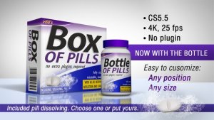 3D Medicine Box And Bottle Video Displays template preview
