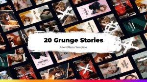 Videohive 20 Urban Grunge Instagram Stories Product Promo template preview