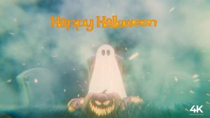 Videohive Halloween Greeting Video Displays template preview