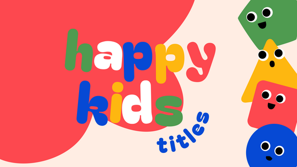 Videohive Happy Kids Titles Titles template preview