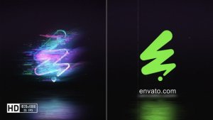 Videohive Neon Glitch Logo Reveal 60009012 Logo Stings template preview
