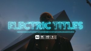 Videohive Electric Titles Titles template preview