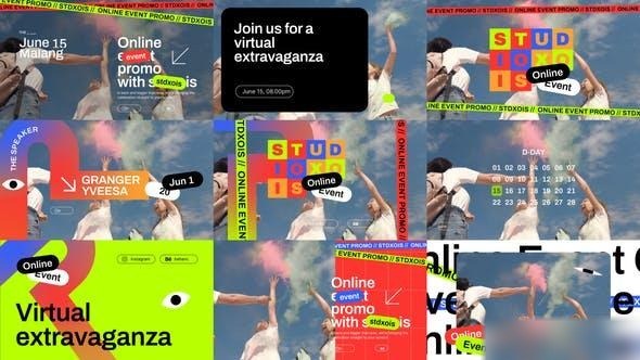 Videohive Online Event Promo 51213423 Openers template preview