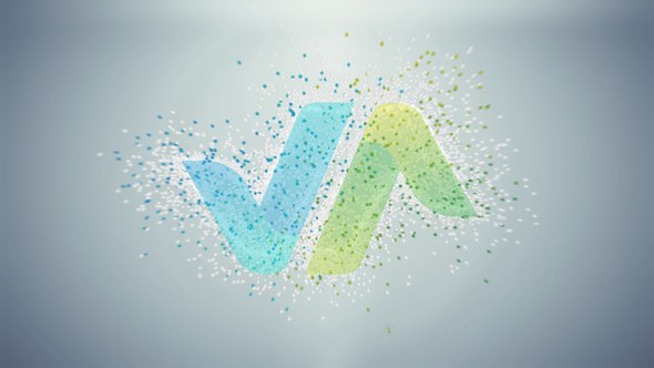 Videohive Bright Particle Logo 2 Logo Stings template preview