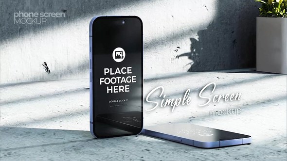 Videohive Phone Screen Mockup 50000473 Product Promo template preview