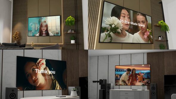 Videohive Tv Room Promo 56503887 Product Promo template preview