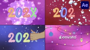 Videohive New Year Logo for After Effects 55532834 Logo Stings template preview