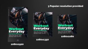 Videohive Sports Instagram Stories Openers template preview