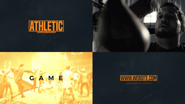Pure Sport Template Video Displays template preview