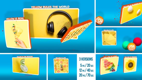 Videohive Pop Slideshow 37576395 Video Displays template preview