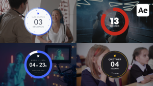 Videohive Circle Countdown Timers Elements template preview