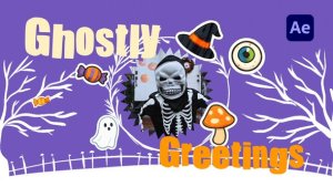 Videohive Playful Cute Halloween Intro Openers template preview