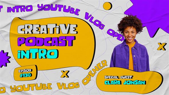 Videohive Podcast Intro | Youtube Vlog Opener Openers template preview