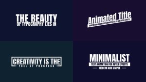 Videohive Text Animation 49443453 Titles template preview