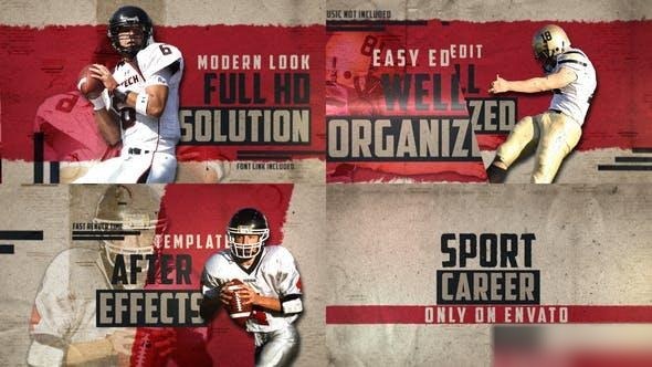 Videohive Sport Career Openers template preview