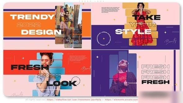 Videohive Fresh Look Openers template preview