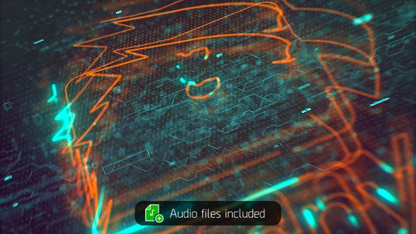 Videohive Code Ex - Action Glitch Logo Reveal Logo Stings template preview