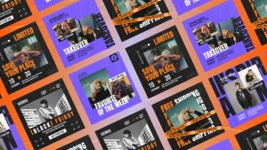 Videohive True Fashion Streetwear Instagram Posts Product Promo template preview