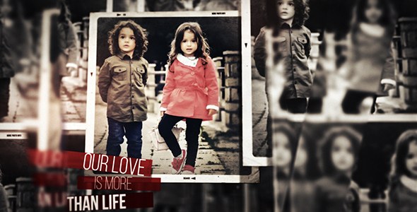 Creative Parallax Photo Slideshow Video Displays template preview