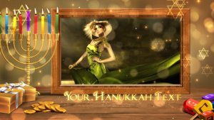Videohive Hanukkah Special Promo Video Displays template preview