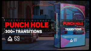Videohive Punch Hole Transitions Library Elements template preview