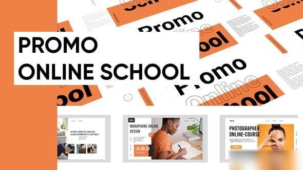 Videohive Promo Online School Presentation Openers template preview