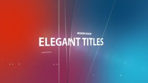 Elegant Titles Video Displays template preview