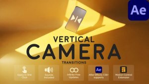 Videohive Vertical Camera Transitions for After Effects Elements template preview