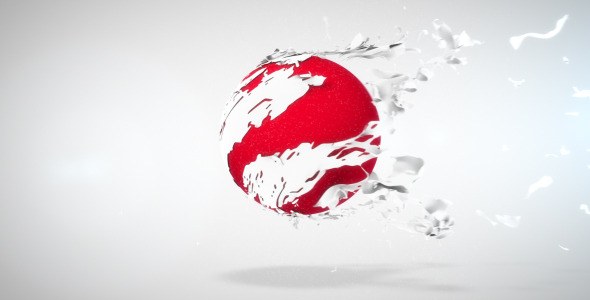 Videohive Tearing Sphere Logo Reveal Logo Stings template preview