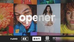 Videohive Mosaic Multi Photo Opener Intro Openers template preview