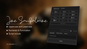 Videohive Animated Typeface - Joe Sandalmoe Titles template preview