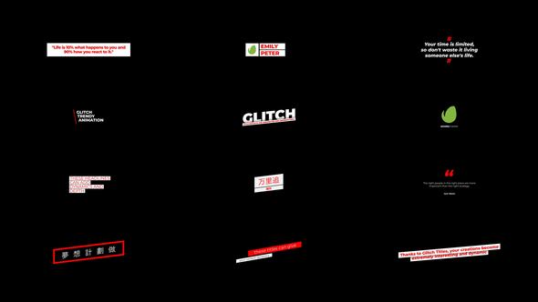 Videohive Glitch Titles 1.0 | AE Titles template preview