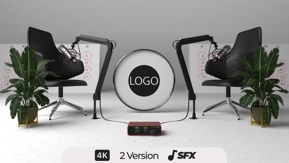 Videohive Daily Podcast Intro Logo Stings template preview