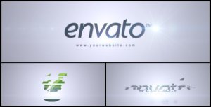 Simple Logo Reveal Video Displays template preview