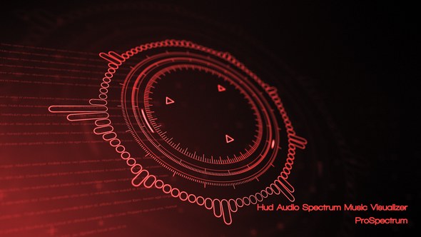 Hud Audio Spectrum Music Visualizer Video Displays template preview