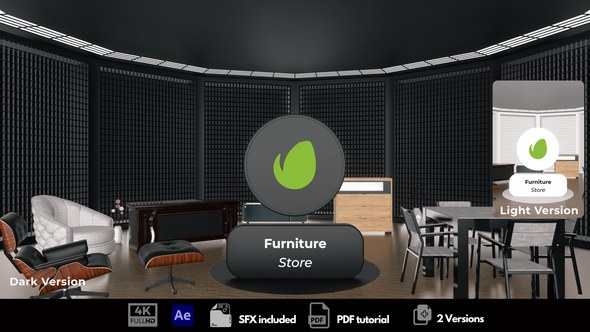 Videohive Furniture Store Logo Stings template preview