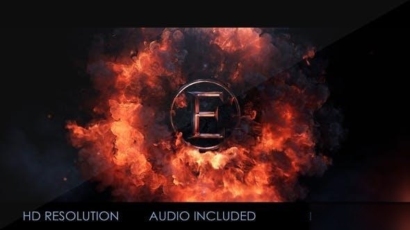 Videohive Cinematic Fire Logo 46379064 Logo Stings template preview
