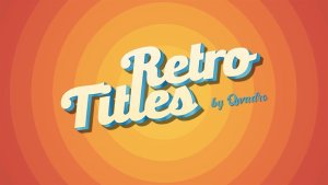 Videohive Retro Titles 45535755 Titles template preview