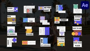 Videohive Colorful Geometry Titles for After Effects Titles template preview