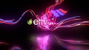 Videohive Neon Ribbon Logo Logo Stings template preview