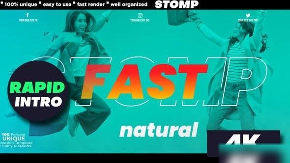 Videohive Stomp - Rapid Intro Openers template preview