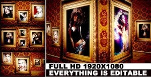 Photo Exhibition Video Displays template preview