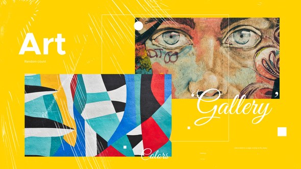 Videohive Art Gallery Opener Video Displays template preview