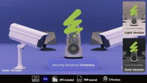 Videohive Security Solutions Company Openers template preview